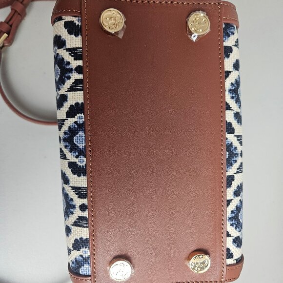 SPARTINA 449 Mini Hollecker Satchel Marsh Boardwalk - Picture 3 of 8